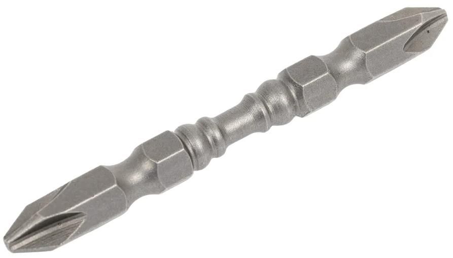 Бита двусторонняя PH2/PН2 65 мм SGS 6365-PH2PH2-M, сталь S2  - фото